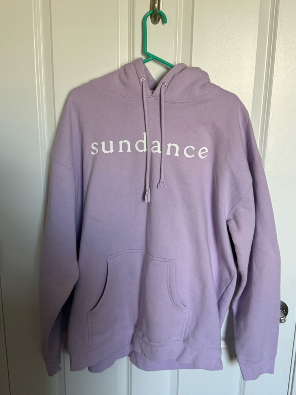 Sundance Lavender Crewneck Hoodie with Logo